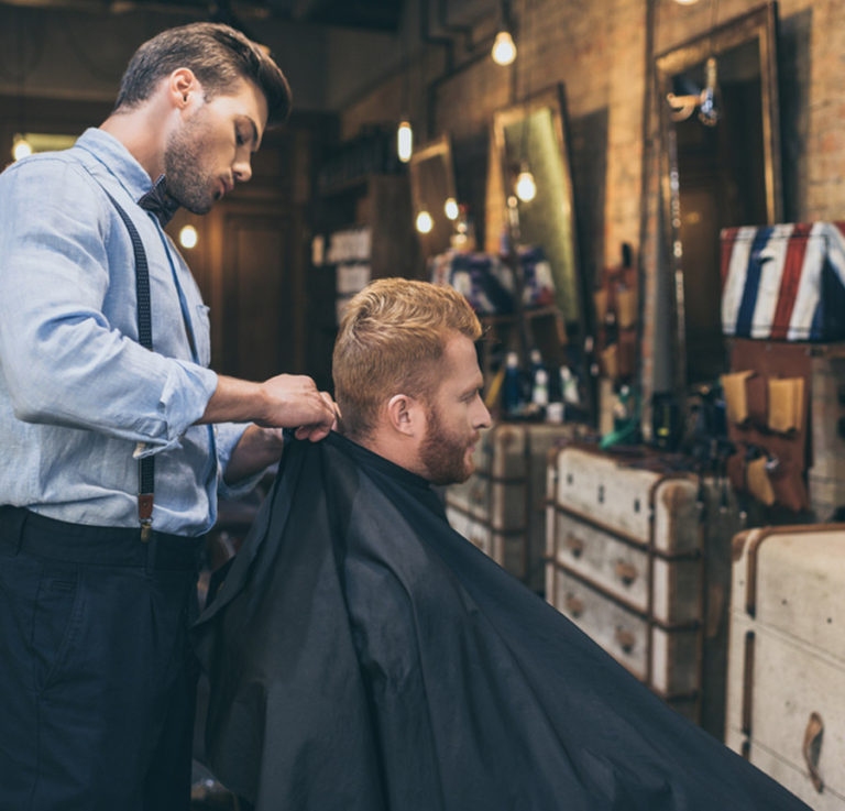 New design for haircut shop